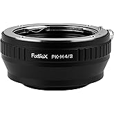 Fotodiox Lens Mount Adapter, Pentax K (PK) to Micro 4/3 Olympus PEN and Panasonic Lumix Cameras