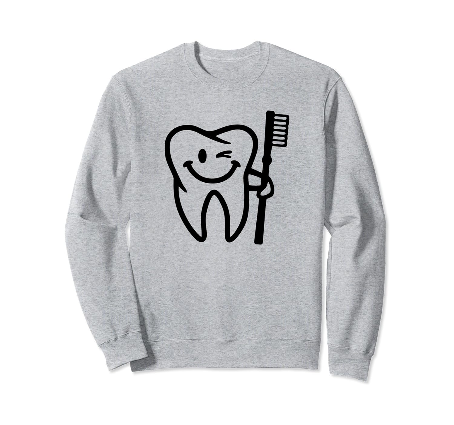 Dentist Teeth And Brush Dental Office Student Sweatshirt-ANZ