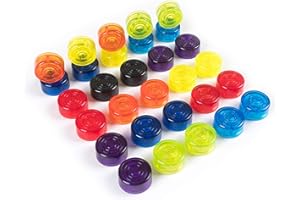 WESOLO 16 Pcs Guitar Effect Footswitch Topper,Foot Nail Cap Pedal Topper,Protection Cap Make Effect Footboard More Efficient Anti-Slip Surface