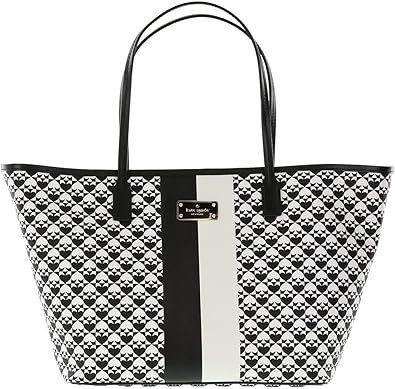 kate spade black and white checkered purse