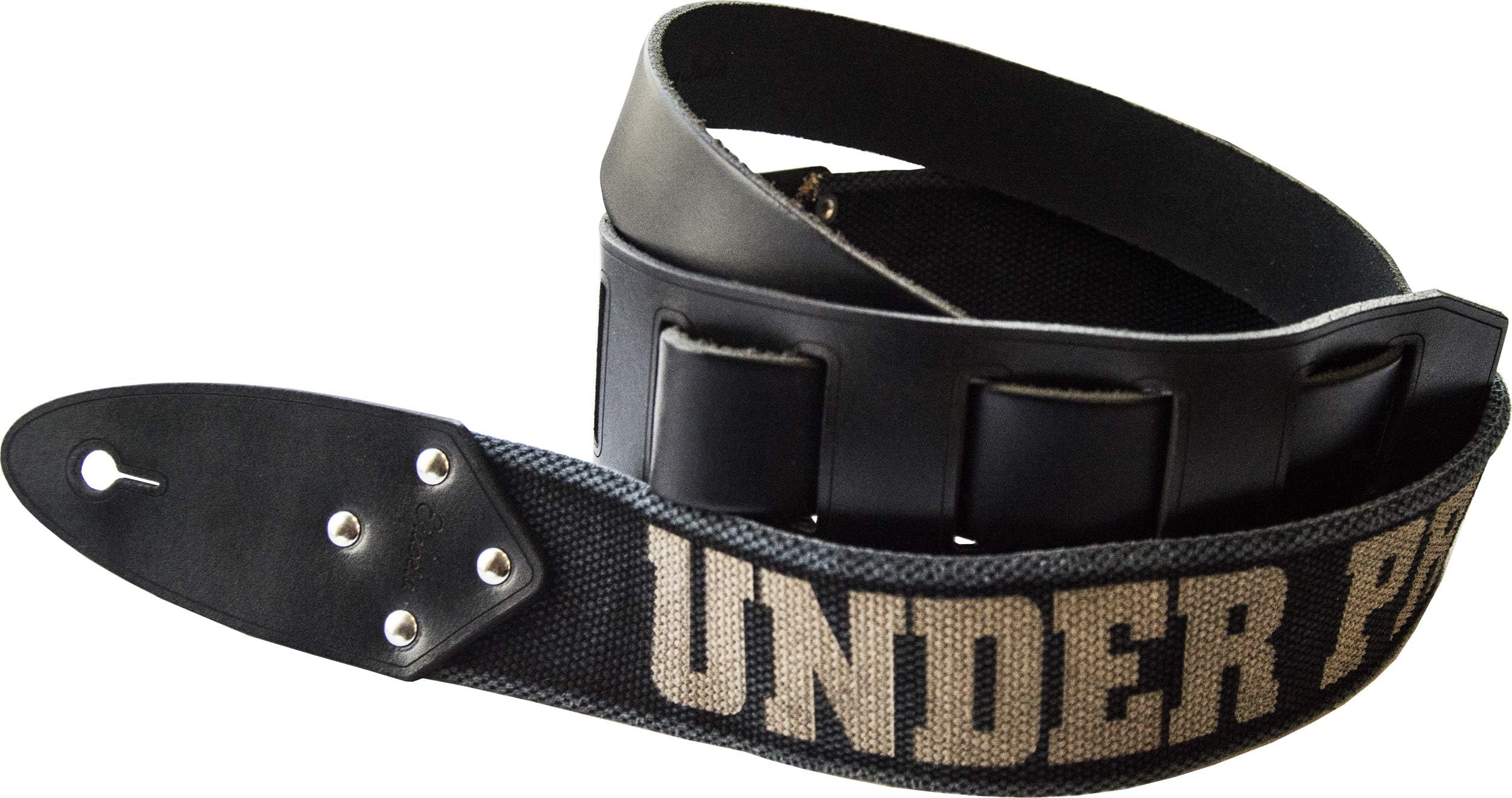 Etabeta Artigiano Toscano from ECHOSOFT Guitar Strap Queen - UNDER PRESSURE from Organic Cotton and Genuine Leather Made in Italy