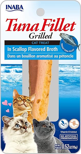 INABA GRILLED TUNA FILLET IN SCALLOP FLAVORED BROTH...