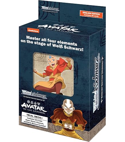 weiss schwarz avatar the last airbender booster box Amazon.com: Weiss Schwarz Avatar The Last Airbender Booster Box English [16  Packs] Trading Cards TCG CCG : Toys & Games