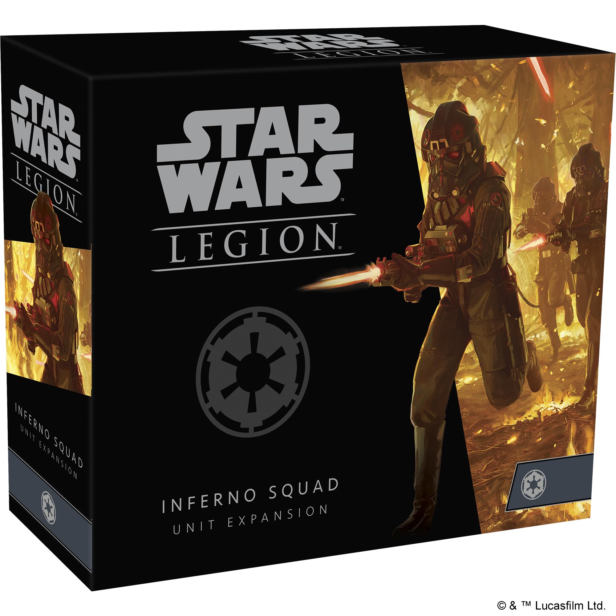 Atomic Mass Games | Star Wars Legion: Galactic Empire Expansions: Inferno Squad Unit | Unit Expansion | Miniatures Game | Ages 14+ | 2 Players | 90 Minutes Playing Time