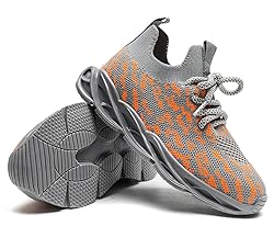 DADAWEN Boys Girls Lightweight Breathable Sneakers