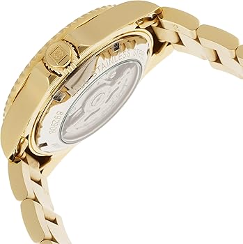 Amazon Com Invicta Men S Pro Diver 40mm Gold Tone Stainless Steel Automatic Watch With Coin Edge Bezel Gold Black Model 8929ob Invicta Watches