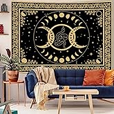 F-FUN SOUL Zodiac Tapestry 60x40inches Tarot Tapestry Wall Hanging Decor Divination Tapestries for Bedroom Home decor