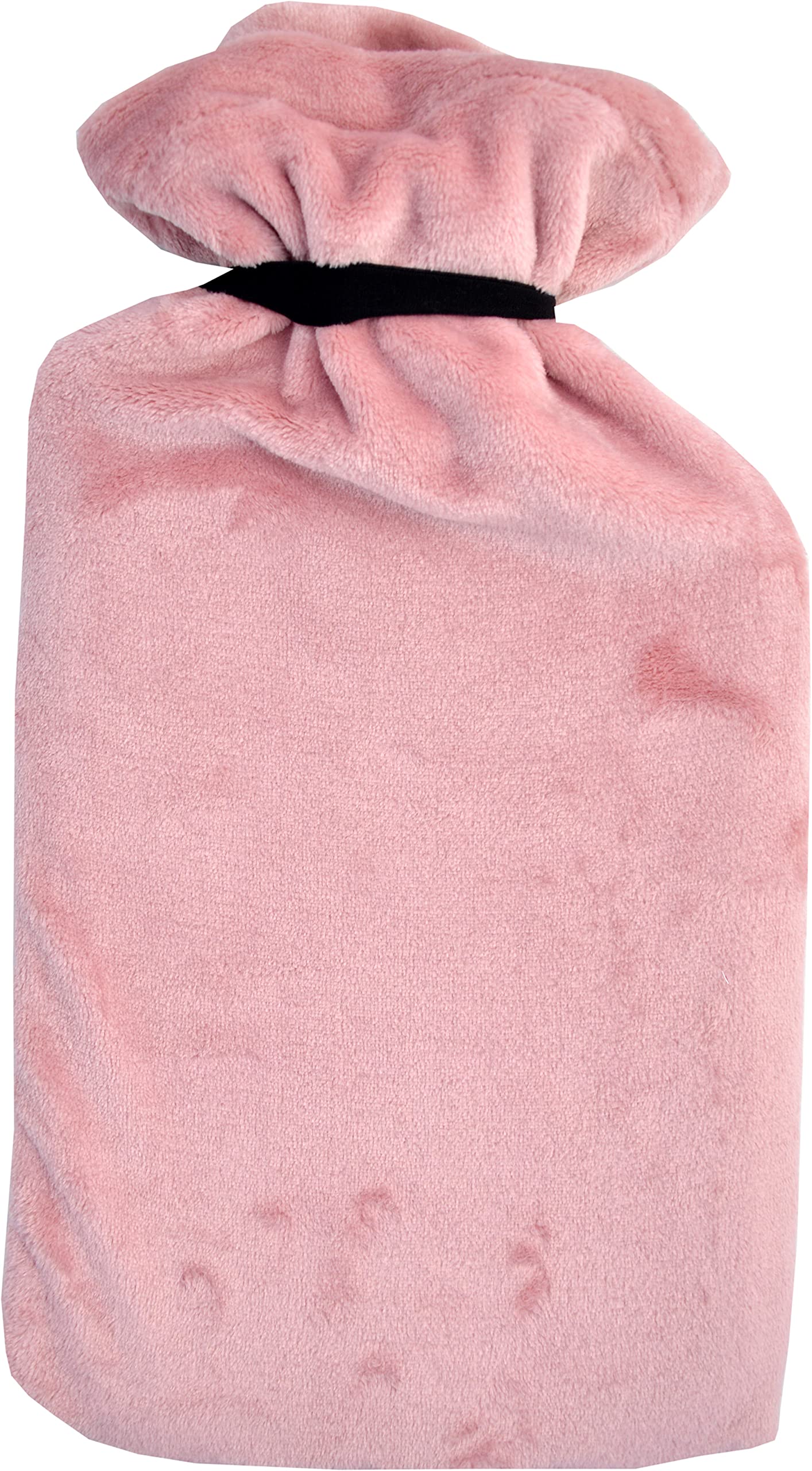 Vagabond Bags Ltd Extra Large 2.7 Litre Hot Water Bottle and Cuddlesoft Cover, Rose