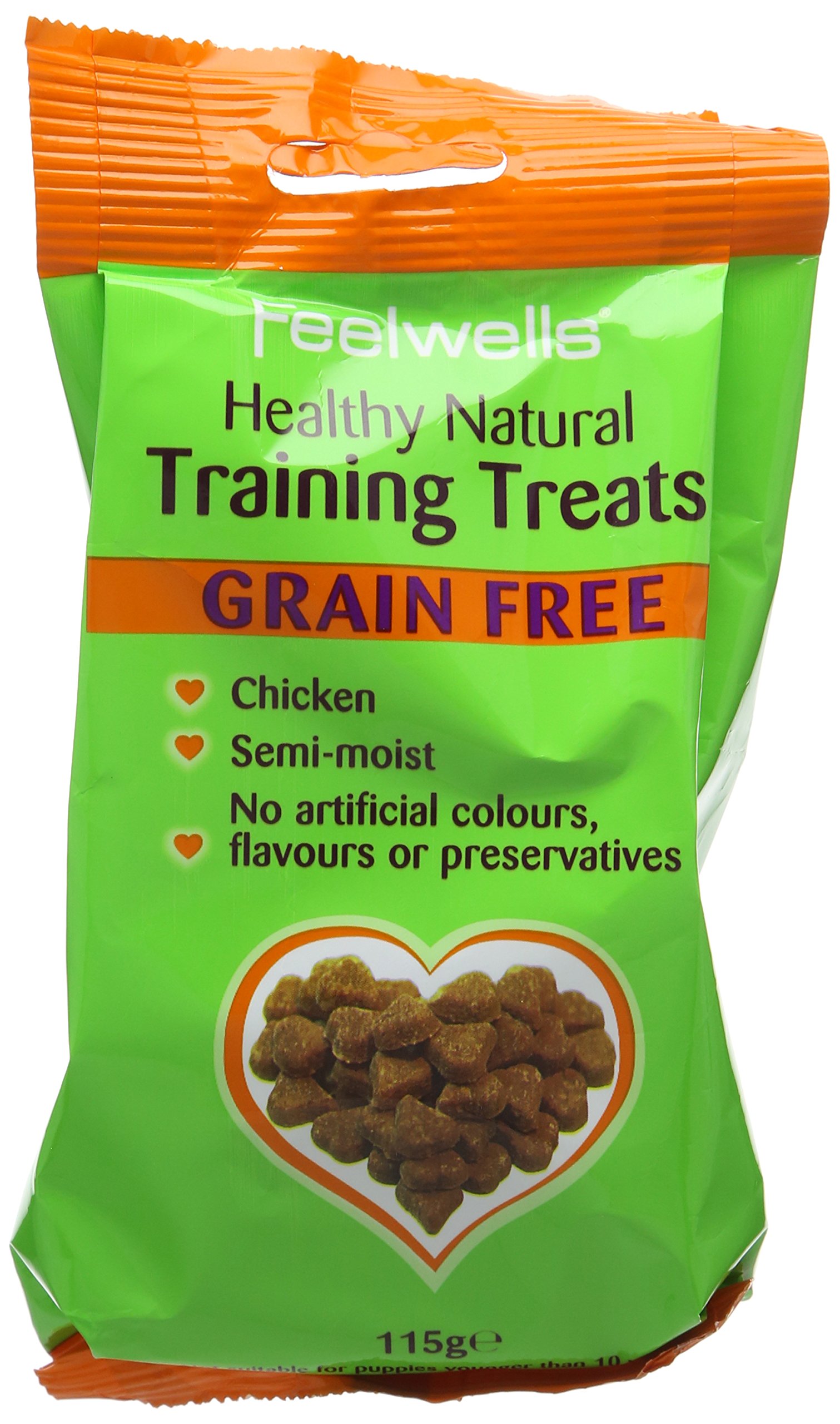 Feelwells Training Treats Grain Free, 115 g(Pack of 7)