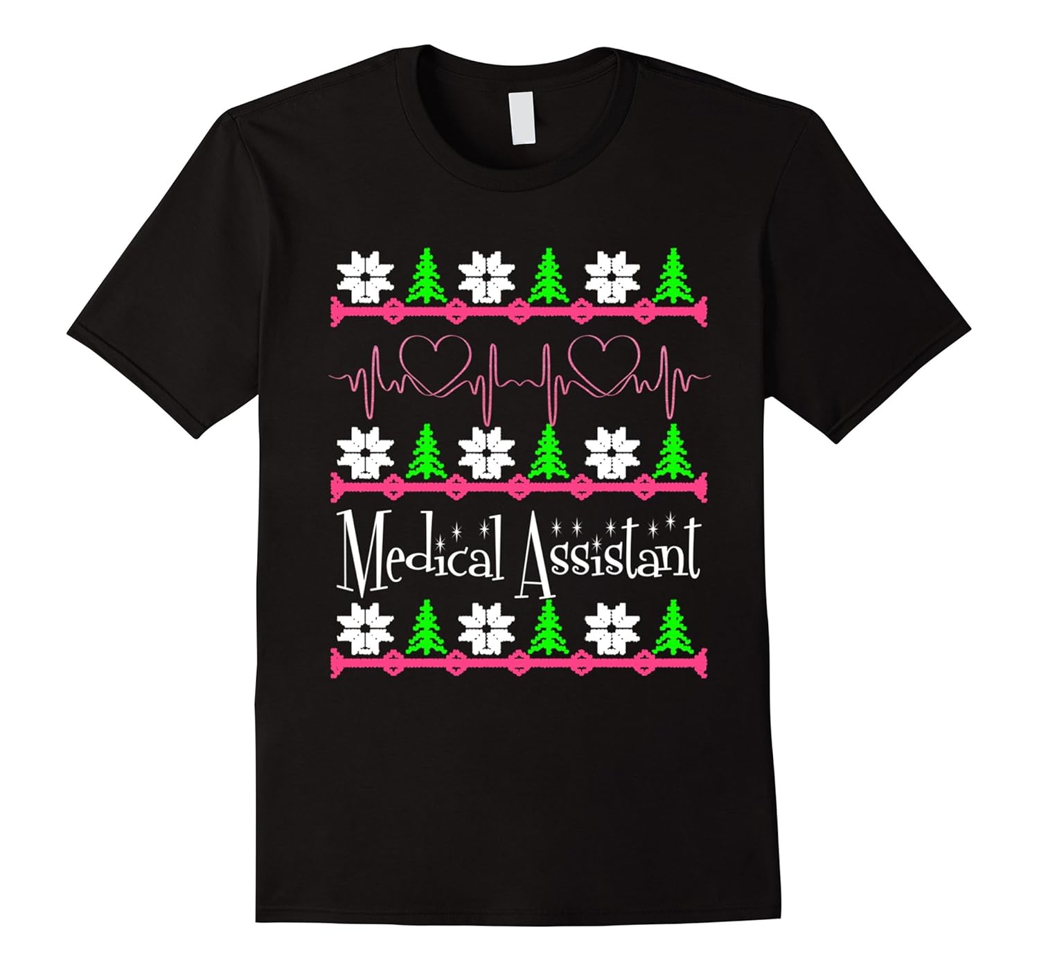 Cute christmas medical assistant gift tshirt-ANZ