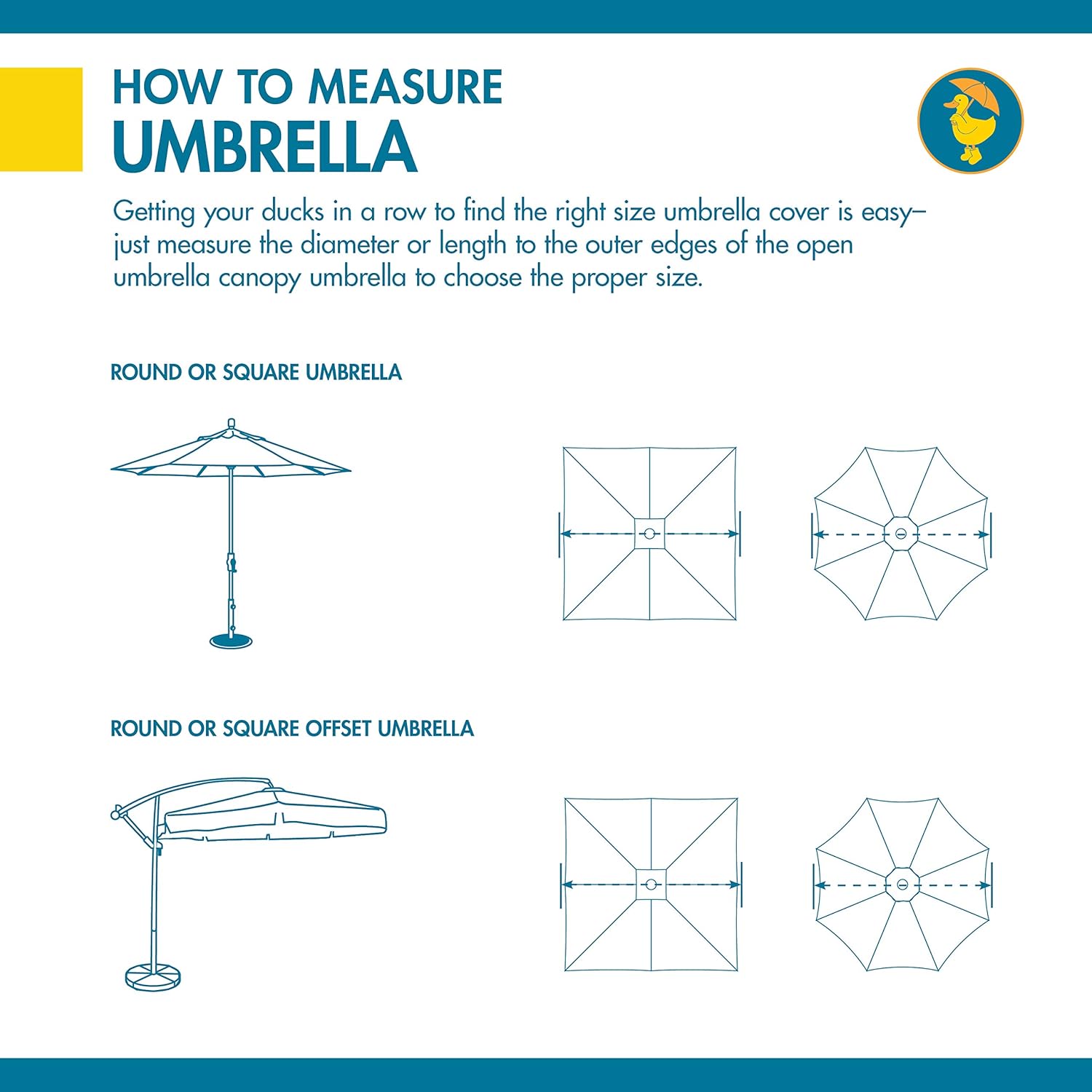 Duck Covers Ultimate Waterproof 101 Inch Patio Offset Umbrella Cover with Integrated Installation Pole : Garden & Outdoor