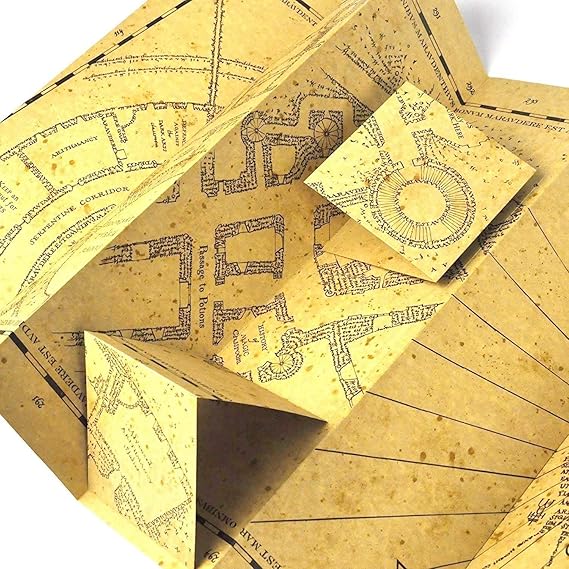 Amazon ハリーポッター 忍びの地図 レプリカ オフィシャル ライセンス商品 並行輸入品 Harry Potter Marauder S Map 並行輸入品 おもちゃ雑貨 おもちゃ