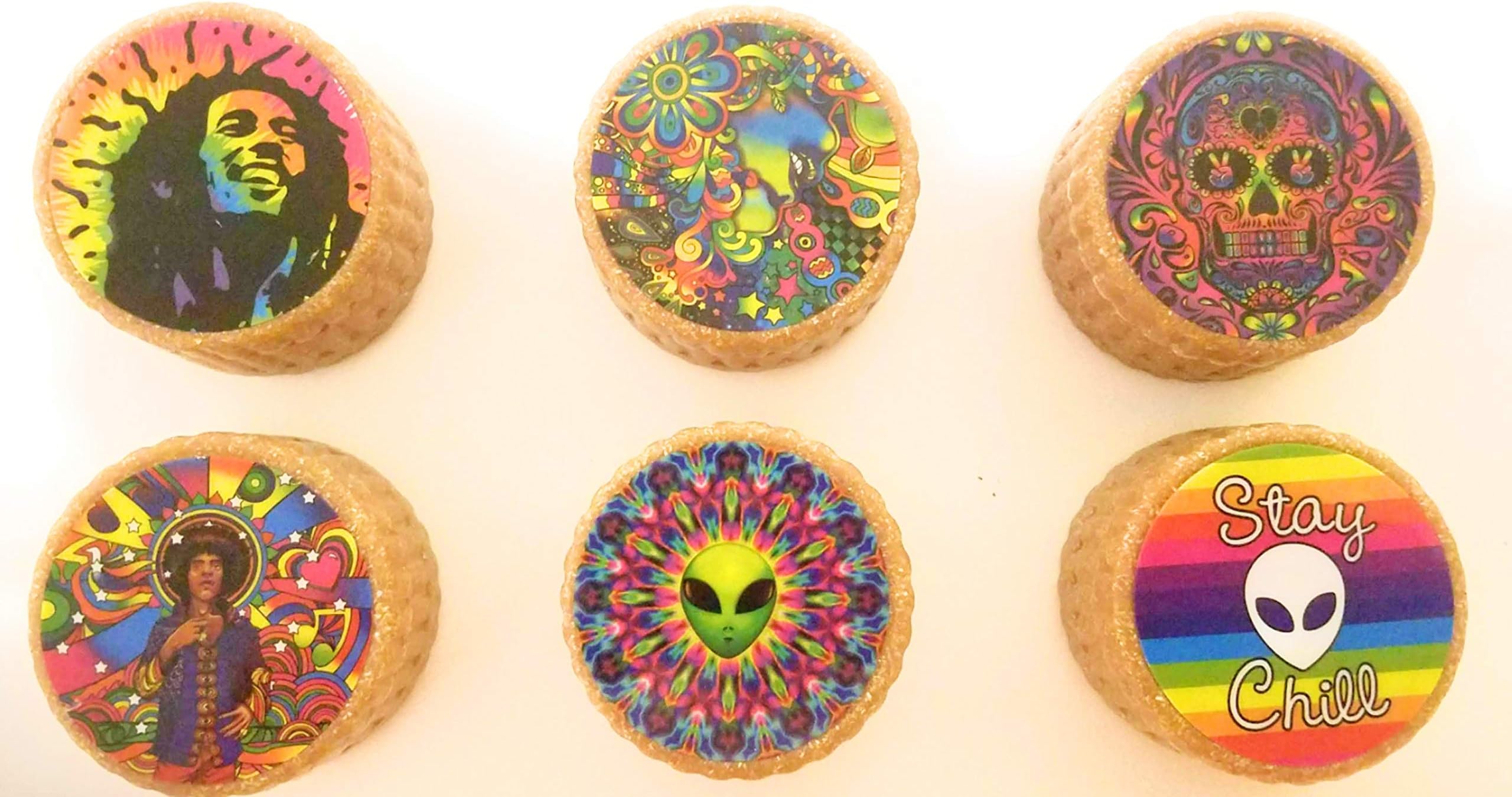 Hemp Grinder With Colorful Top
