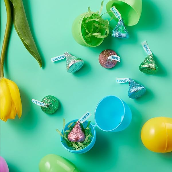 HERSHEY’S KISSES MILK CHOCOLATE, EASTER CANDY BAG, 17 OZ