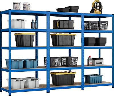 Racking Solutions Heavy Duty Garage Racking 3 Bay 1800mm H 900mm W 450mm D
