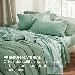 Bedsure Full Size Bed Sheets - 4 Pieces Soft Full