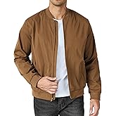 COOFANDY Men's Bomber Jacket Lightweight Casual Stylish Light Flight Jacket Windbreaker Varsity Jackets