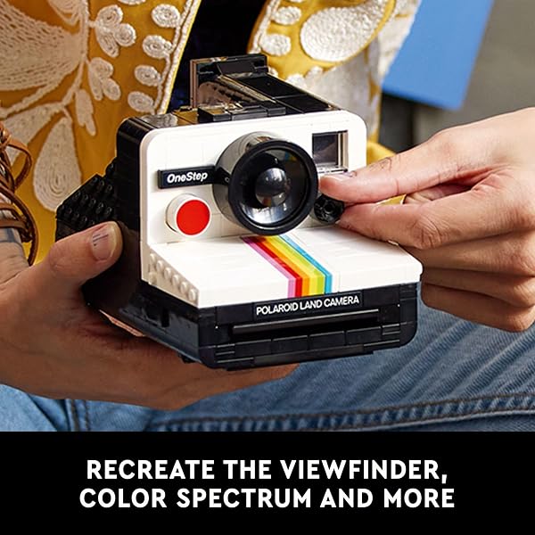 LEGO IDEAS POLAROID ONESTEP SX-70 BUILDING SET FOR ADULTS – VINTAGE POLAROID MODEL DIY CRAFT KIT, AGES 18+ – GIFT FOR BIRTHDAYS – 21345