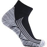 SuMade 100% Waterproof Breathable Socks, Unisex Cushioned Wicking Dry Fit Outdoor Sports Hiking Running Skiing Socks 1 Pair