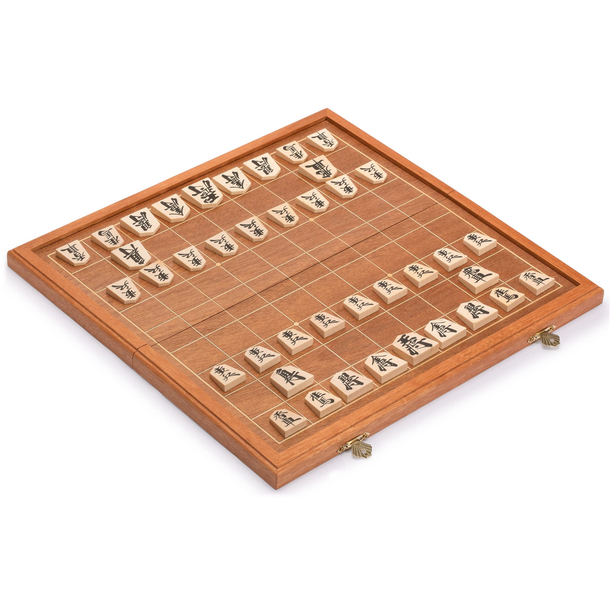 Yellow Mountain Imports Folding Wooden Shogi