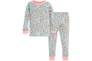 Burt's Bees Baby Baby Girls' Pajamas, Tee and Pant 2-Piece Pj Set, 100% Organic Cotton