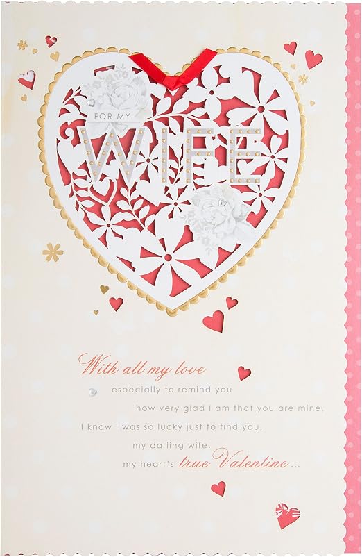 Hallmark Wife Valentine s Day Card All My Love Large Amazon co uk Office Products Hallmark Wife Valentine s Day Card All My Love Large Amazon co uk Office Products