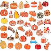 Giegxin 40 Pcs Fall Enamel Pins, Pumpkin Brooches, Autumn Accessories | Pumpkin, Sunflower and Autumn Enamel Pins for Backpacks, Jackets, Bags, Fall Parties, Gift Baskets and Fall Gifts