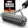 GRILLART Grill Brush Bristle Free & Wire Combined BBQ Brush - Safe & Efficient Grill Cleaning Brush- 17" Grill Cleaner Brush