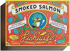 Fishwife Smoked Salmon 1-Pack (3.7 Ounce) | Gluten Free, High Protein, Paleo Friendly, Omega-3s | Hand-Packed with Spanish Ol