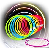 Glow Fever Glow Sticks Bulk 100ct 22'' Glow Necklaces with Connectors, Neon Light Sticks for Party Festivals Raves Concert Birthday Wedding, Multicolor
