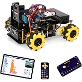 ACEBOTT Robot Kit with 3MP Camera, Robotics for Kids Ages 8&ndash;12 12-16 Compatible with Arduino &amp; Scratch, App &amp; Remote Control, STEM Toys Coding Robot Kit, Gift for Kids, Teens and Adults