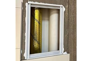 Invisible Access Door Aluminum Frame, Snap Tile Access Panel Kit Utility Wall Hole Cover with Suction Cup, Easy Open Inspecti