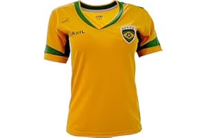 ARZA Brazil Slim Women Soccer Jersey Yellow