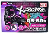 M.Y X-Skate Adjustable Pink Quad Roller Skates for Kids UK 12-2 view 8