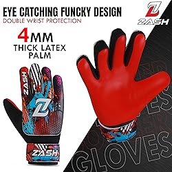 ZASH Soccer Goalie Gloves for Kids, Youth & Adult