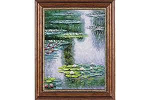 Dimensean Stamped Cross Stitch Kits Full Range of Embroidery Patterns Starter Kits for Beginners Adult or Kids DIY Cross Stitches Needlepoint Kits 11CT-Monet Water Lilys 15.7x20.9 inch