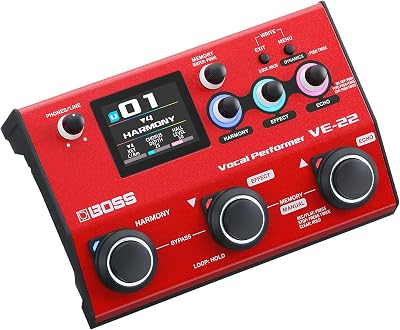 Boss VE-22 Vocal Performer Multi-Effects Processor with Harmony
