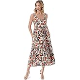 Jessica Simpson Womens Cheryl Sleeveless Two Tiered Maxi Dress