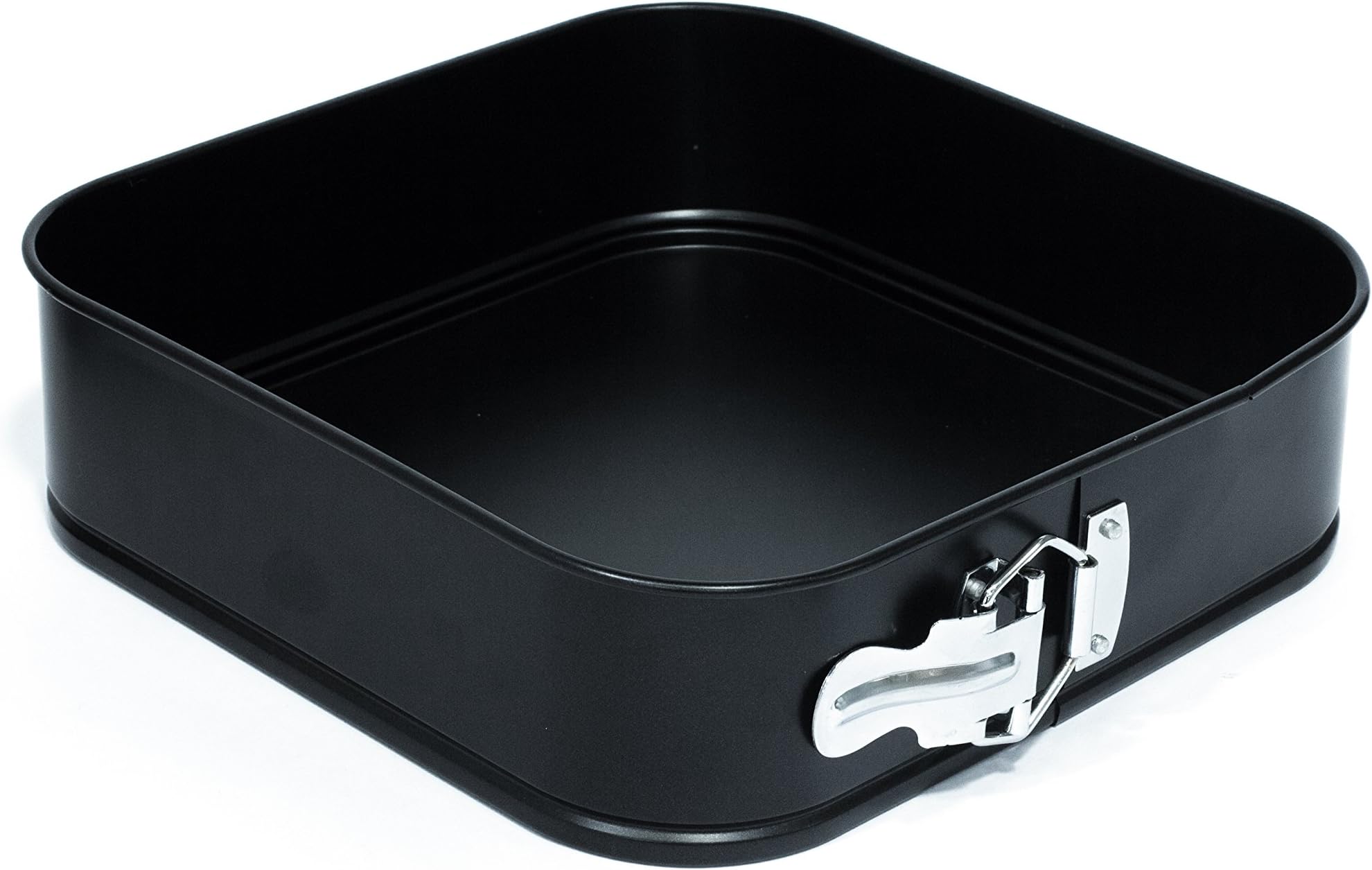 Cuisy KC2193 Springform Cake Tin Square Metal Black 24.5 x 23.9 x 6.7 cm
