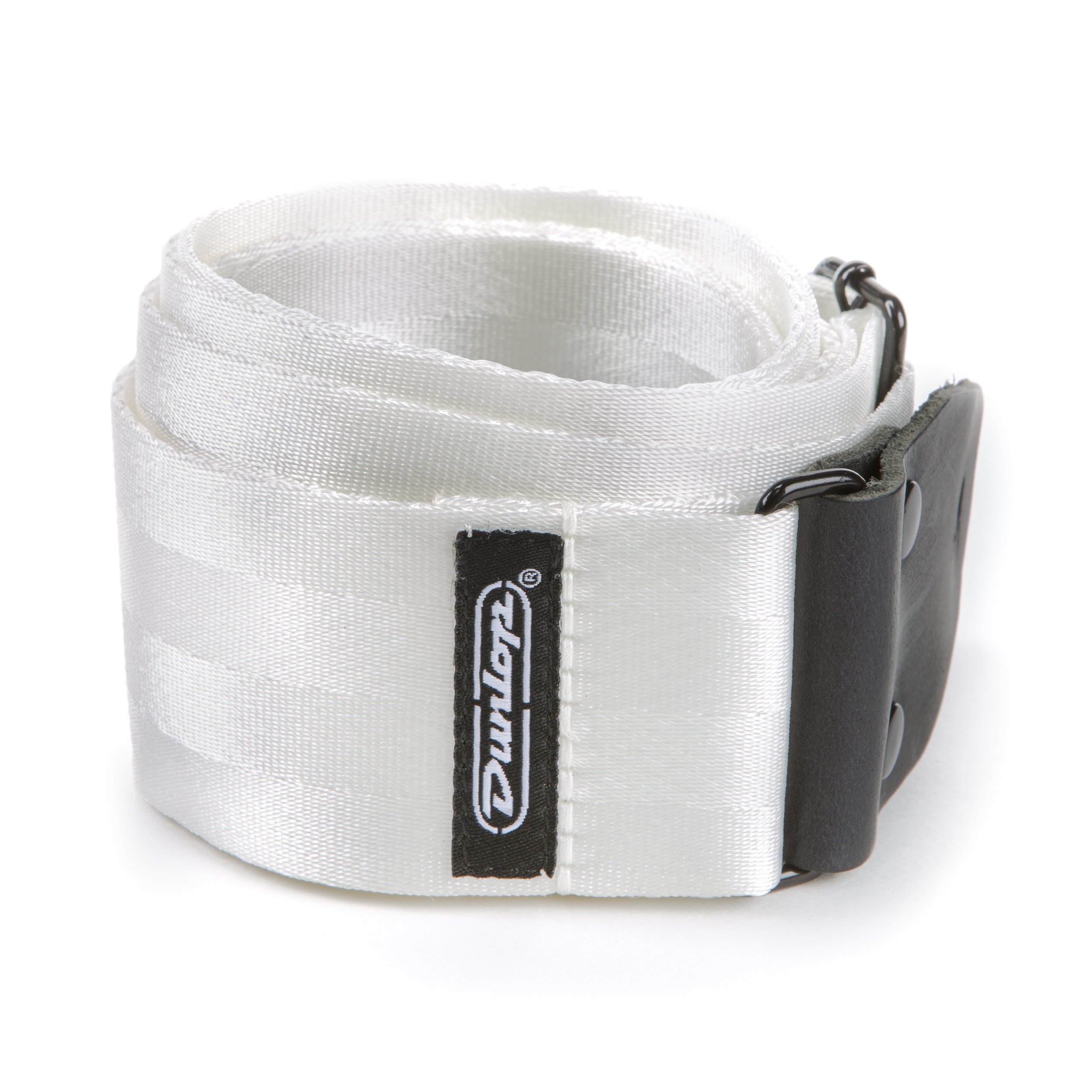 Jim Dunlop DST7001WH Deluxe Seatbelt Strap, White