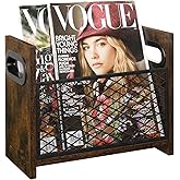 YINMIT Magazine Holder, Magazine Rack for Desktop and Home Office, Farmhouse File Storage Basket for Letters, Magazines, Book