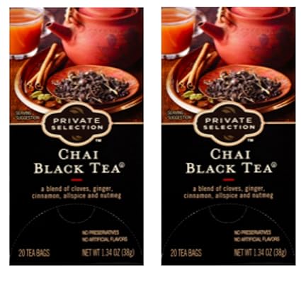 Amazon Com Private Selection Chai Black Tea 20 Ct 2 Pack Grocery Gourmet Food
