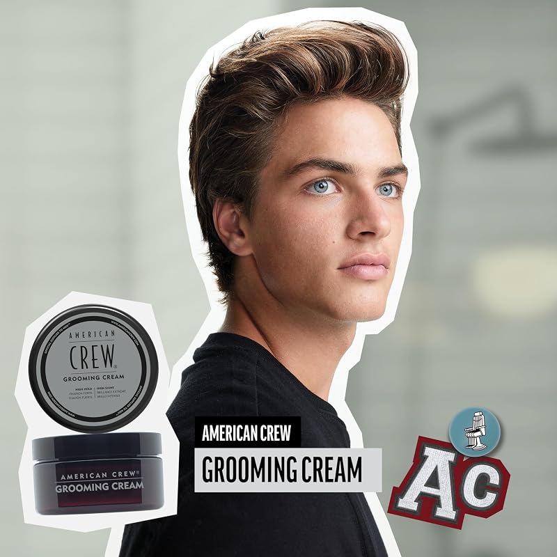 – Grooming Cream, 85 g, Stylingcreme für Männer, Haarprodukt mit sehr starkem Halt, Stylingprodukt für optimale Formbarkeit, Glätte & sehr viel Glanz