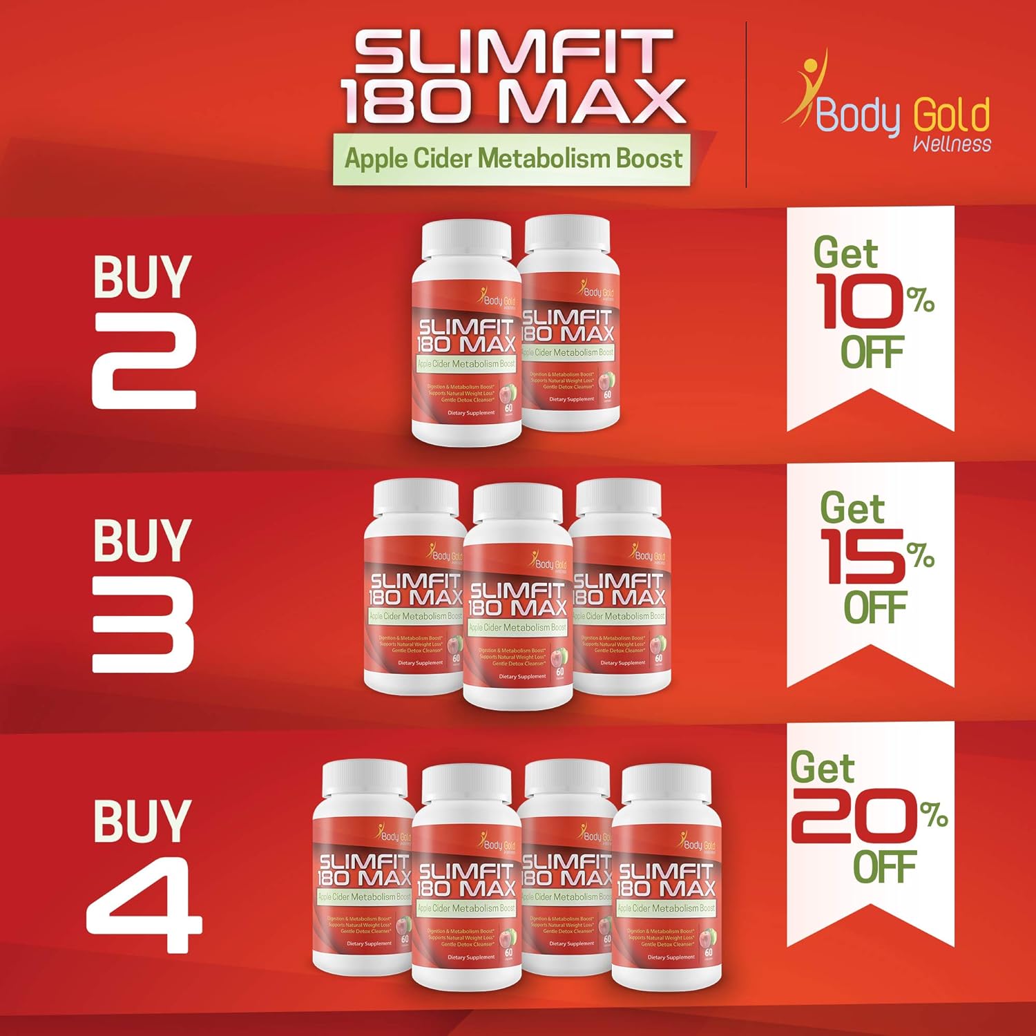 Slimfit 180 Max Apple Cider Vinegar Pure Blend Diet That Works Look