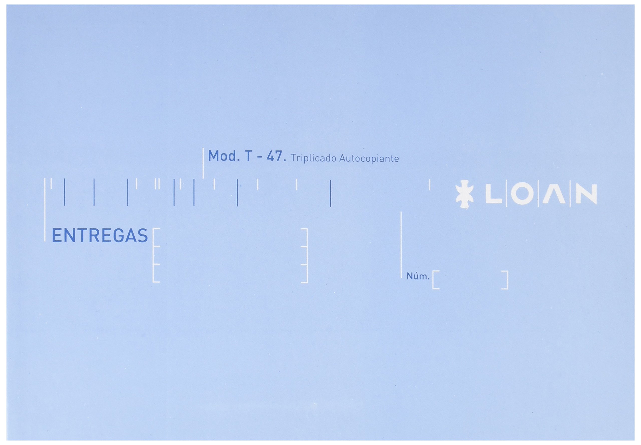 Loan T47 Duplicate Receipt Book (Spanish)