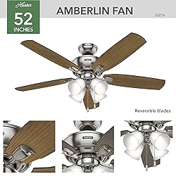Hunter Fan Company 53216, 52 inch Ceiling Fan with