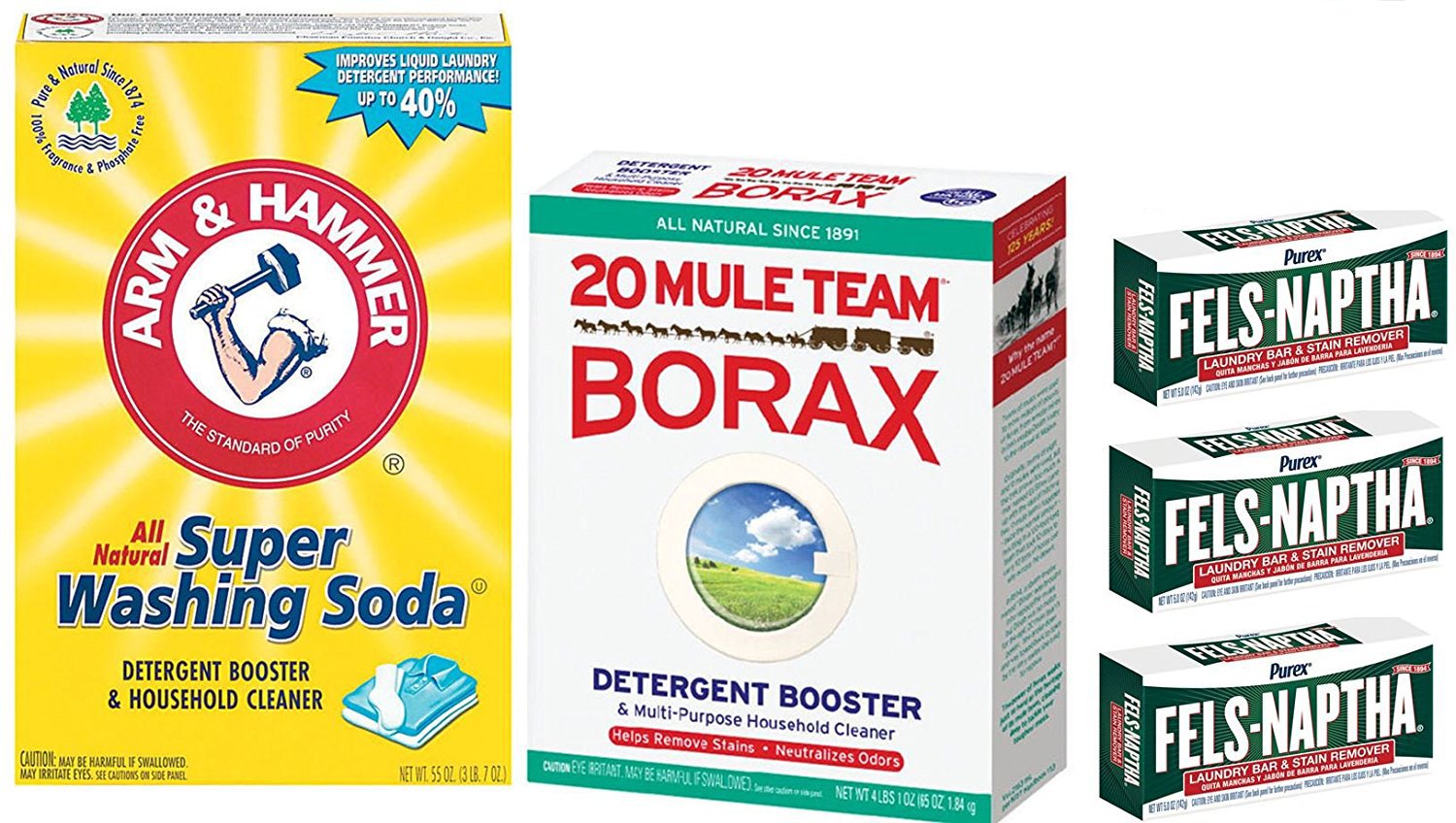 Laundry Soap Kit Fels Naptha 3 Bars Borax Washing Soda Buy Online In Canada At Canada Desertcart Com Productid 2346499