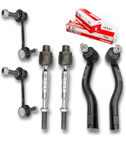 Complete 8-Piece Front Suspension Kit For 2007-2014 Ford Edge & Lincoln MKX - Control Arms, Sway Bar Links, Tie Rods