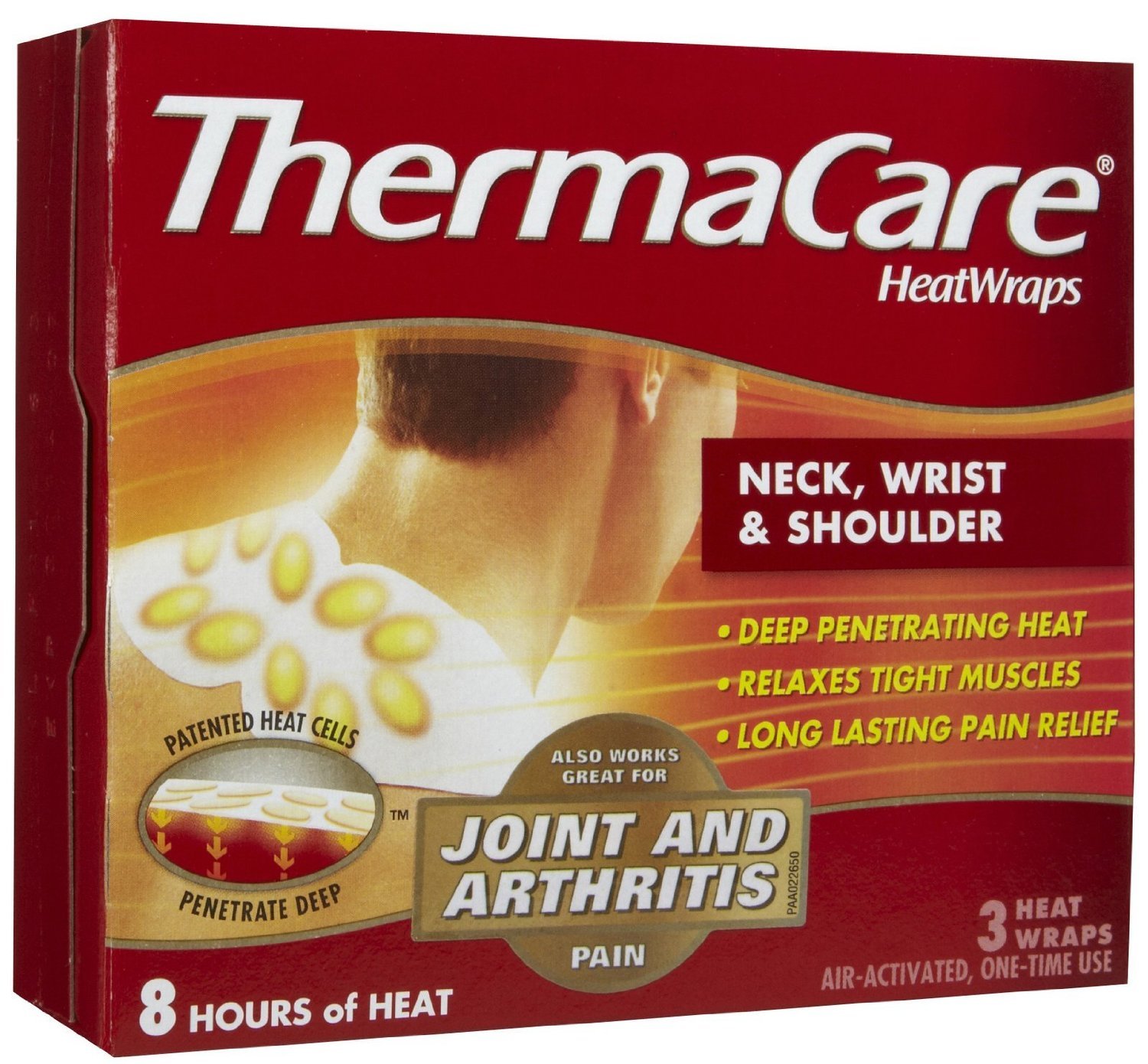 Buy Thermacare Neck, Shoulder & Wrist HeatWraps, 8 Hour3ct Online at