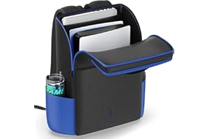 Backpack for PS5/ Slim/ Pro Console, Full Protection PS5 Carrying Case Travel Bag, Large Capacity PS5 Storage Bag for Dual Co